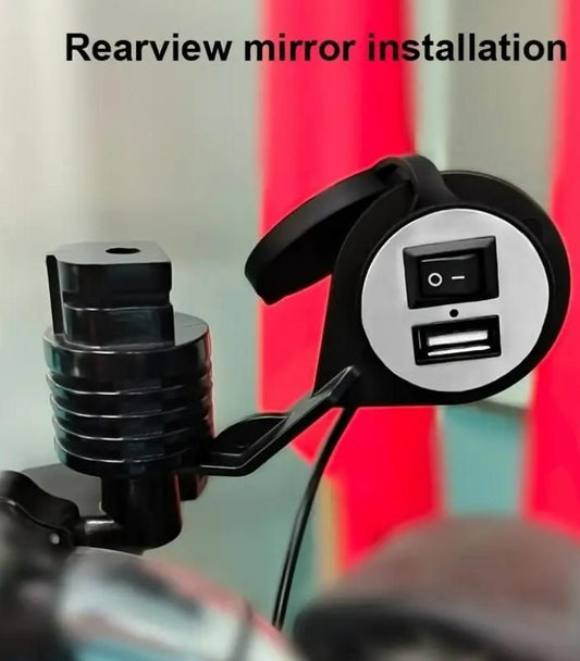 Bike-Motorcycle USB Charger thekwm-p6