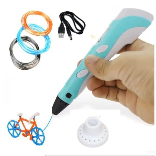 3D Printer Pen for Kids ? Complete 3D Drawing Pen Set with PLA Filament (Random Color)� thekwm-p6